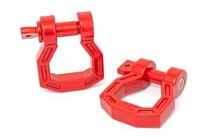 D-Ring - Rough Country - Forged - Red